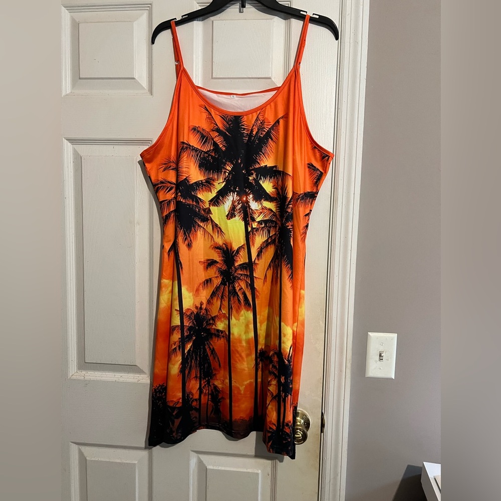 Beautiful sunset dress. NEW IN BAG.